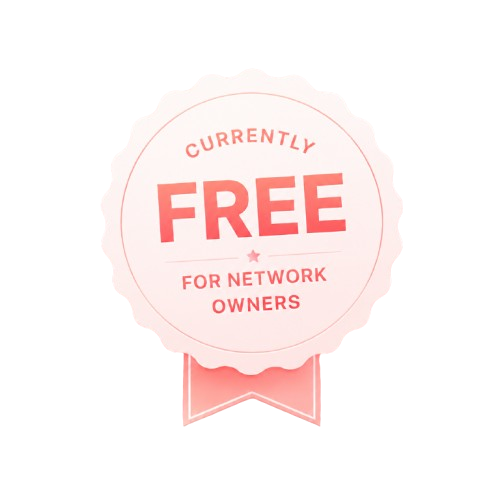 Currently free for network owners