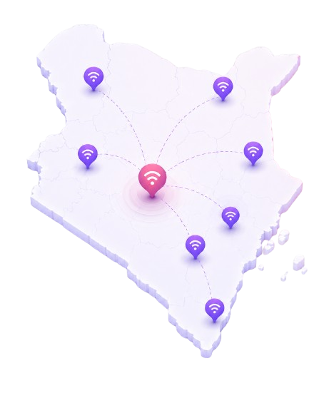 Connected networks across Kenya